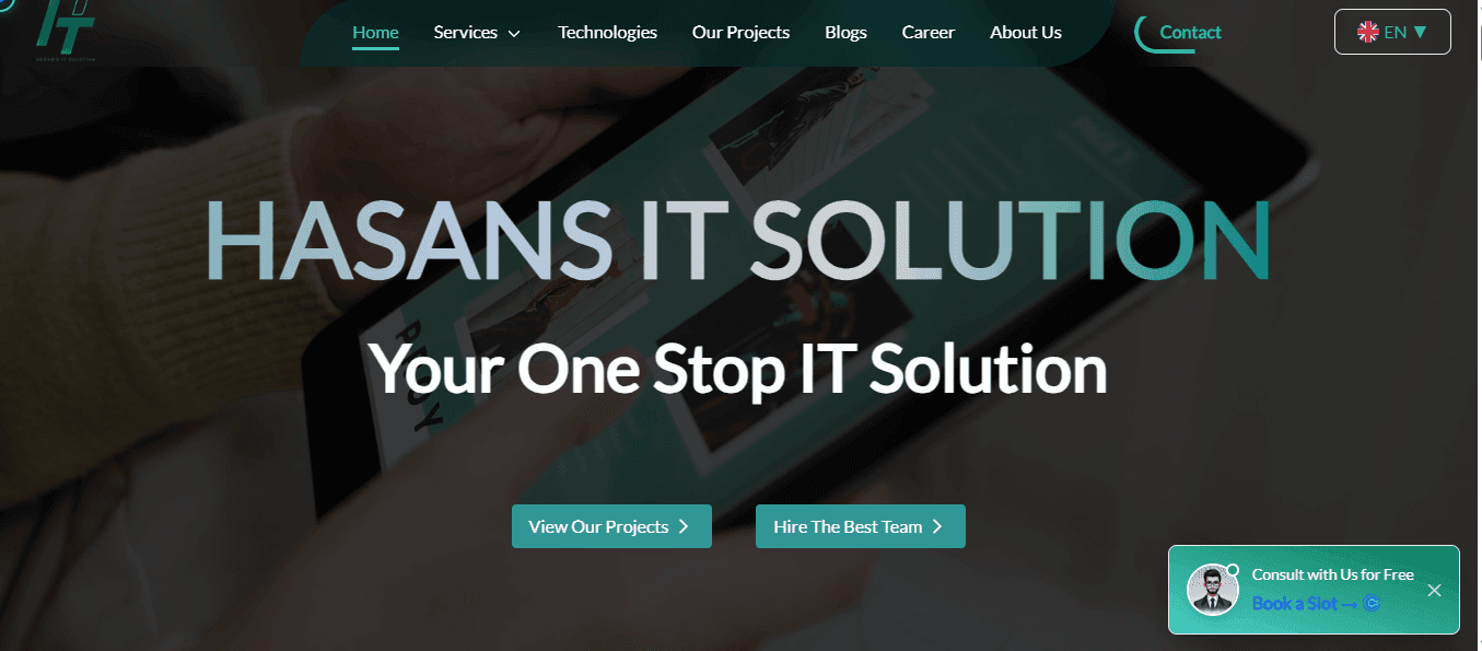 Screenshot of Hit Solutions