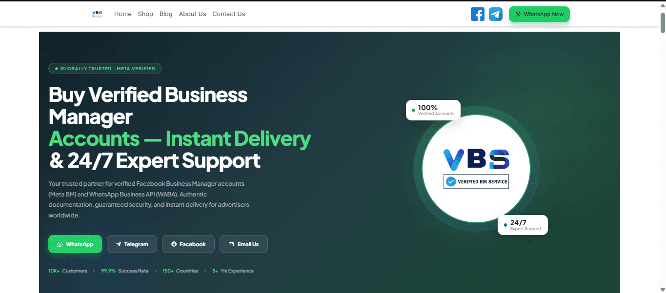 Screenshot of Verified Bm Service